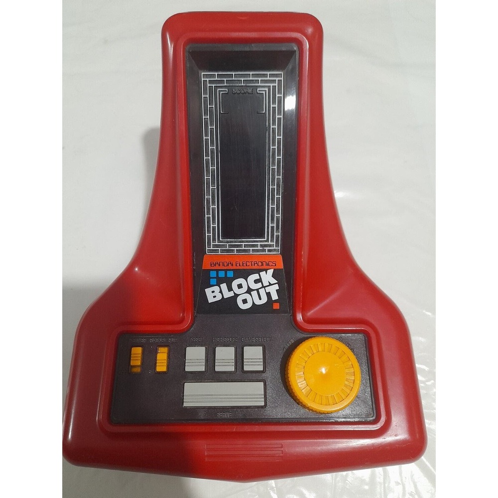 Bandai Electronics FL The Block LSI Portable Game Tabletop Works RARE Japan F/S